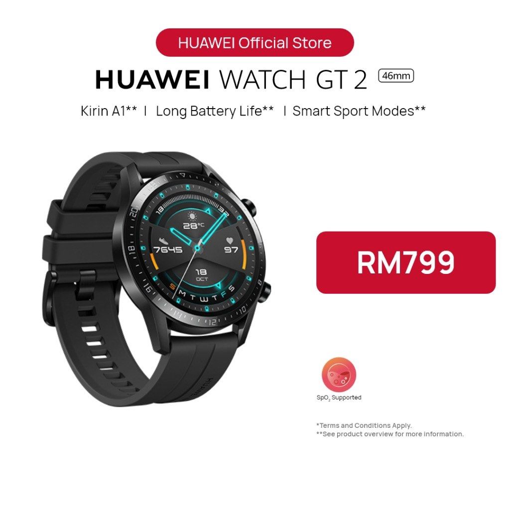 HUAWEI GT2 46mm (warranty till Dec2023, Mobile Phones & Gadgets