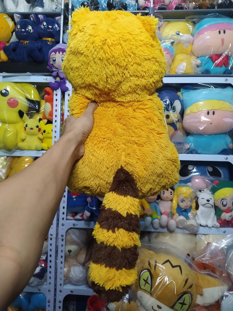 Huggable Furry Rascal Racoon Anime Plush Toy on Carousell
