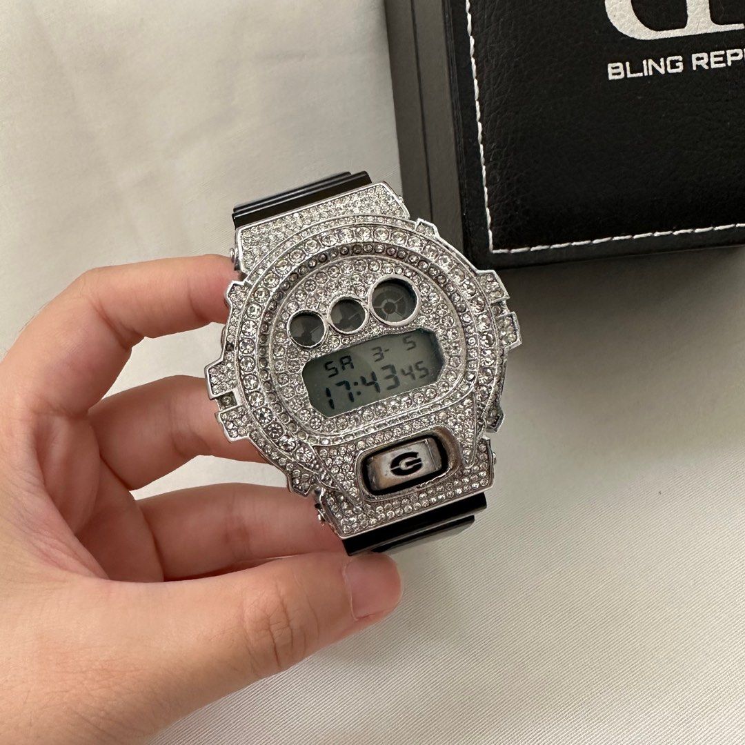 Iced out top g shock