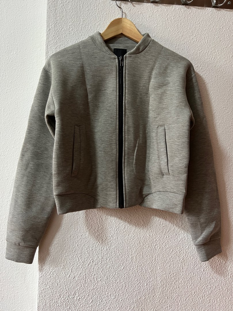 ICHI Gray Polyester Blazer