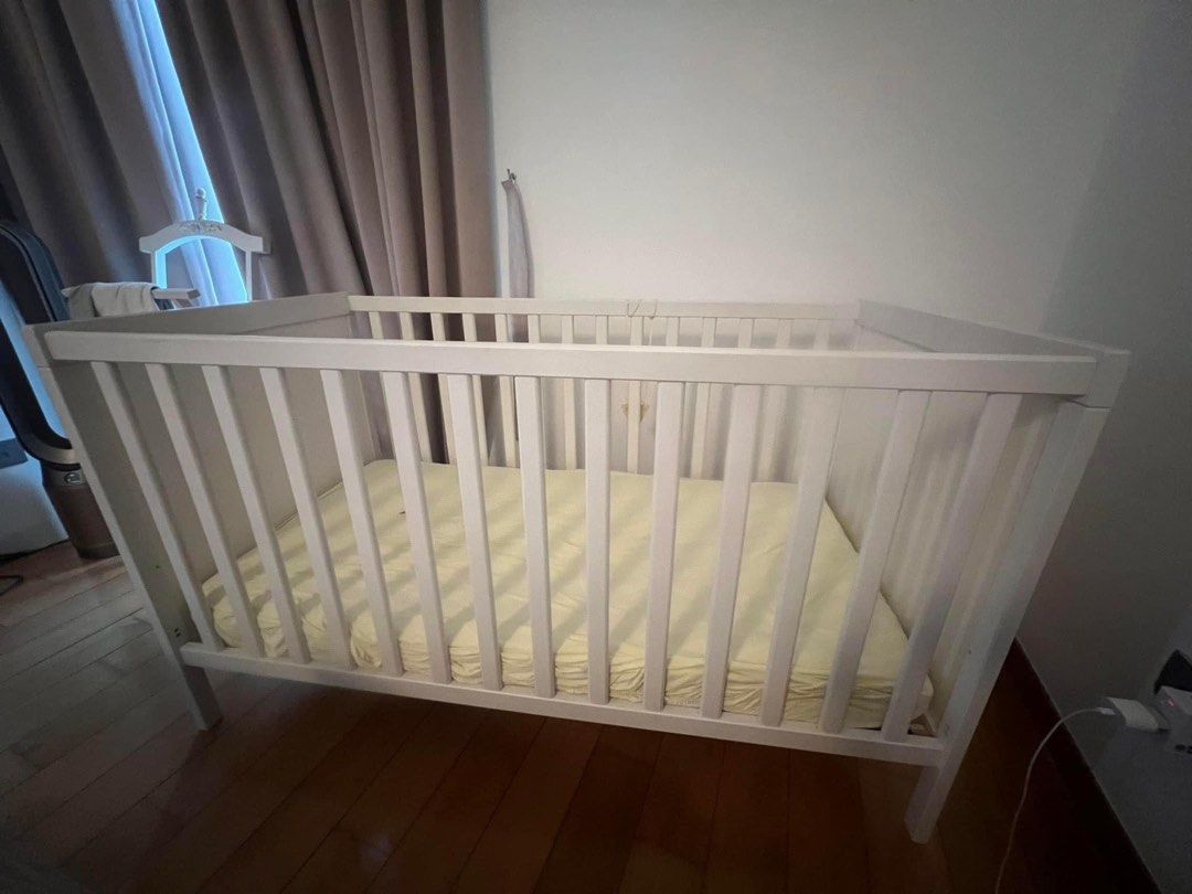 Ikea Baby Cot, Babies & Kids, Baby Nursery & Kids Furniture, Cots