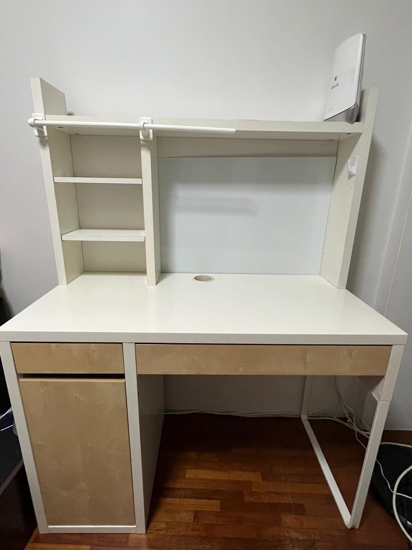 IKEA Study Table ( white), Furniture & Home Living, Furniture, Tables