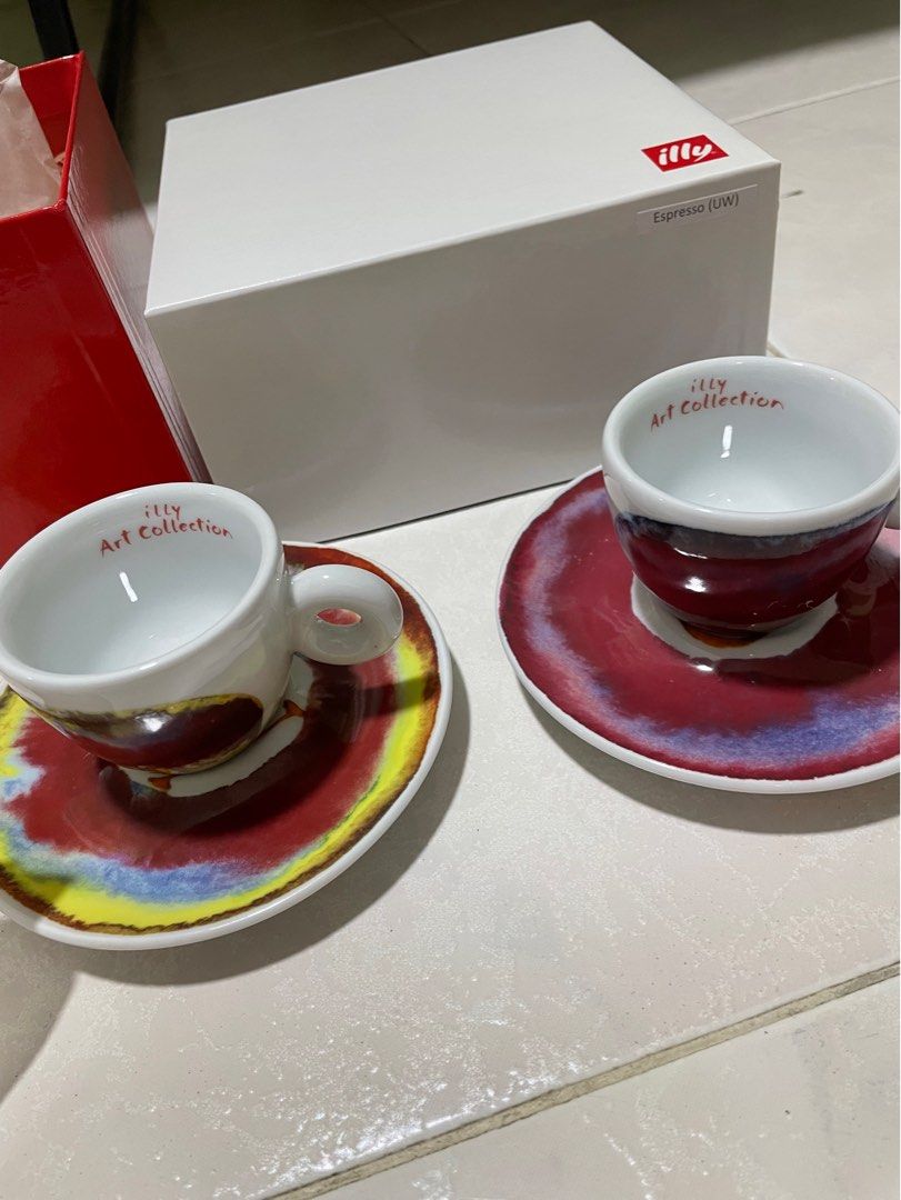 illy limited edition art collection espresso cup set, Furniture & Home