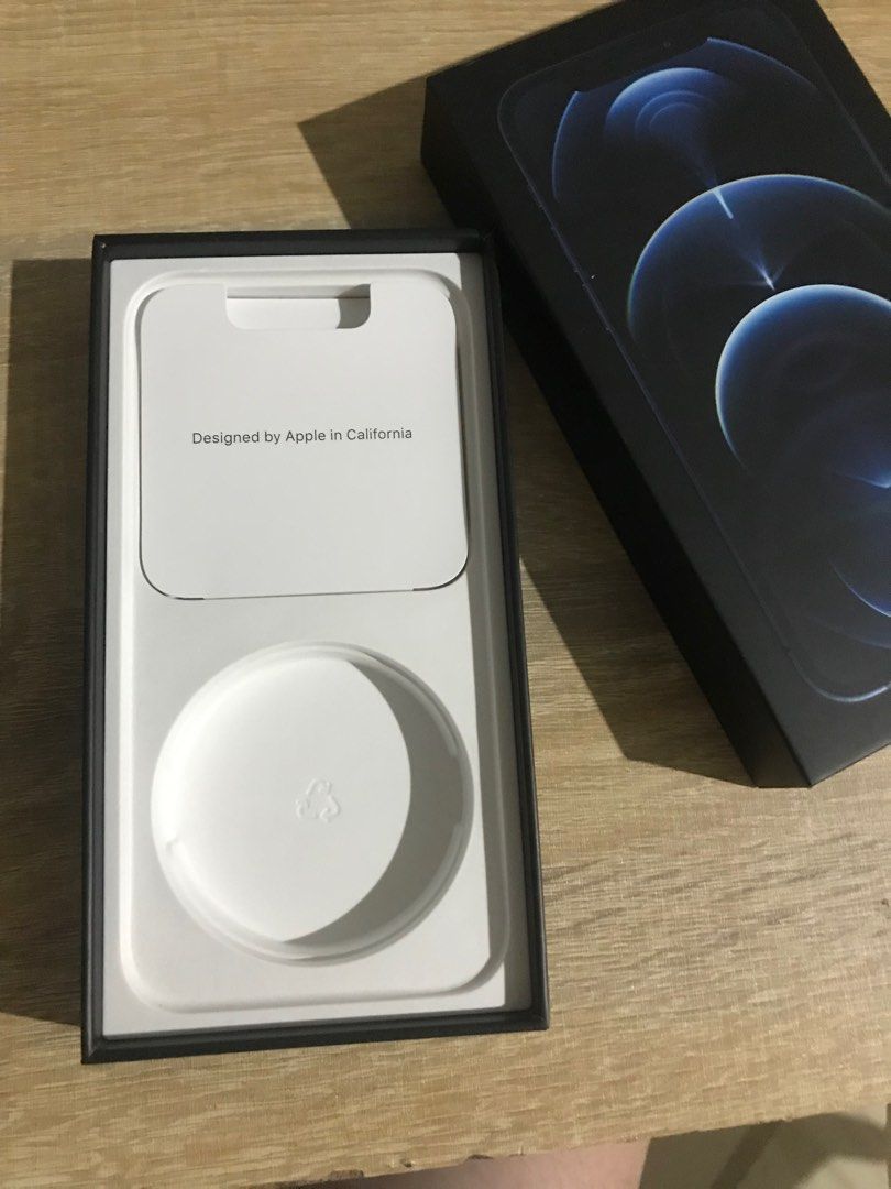 IPhone 12 pro (box) (Category: iPhone 12 Series) located in Sorsogon. Submitted by honnie_gonlie (Listing ID 1218906377, Image 3). Description: Iphone 12 pro color pacific blue 128gb box only like new Payment: BDO/BPI/GCASH Shipping: LBC/J&T/JRS.