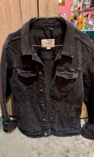 jaket jeans pull & bear ori