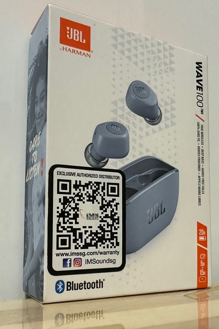 JBL true wireless earbuds WAVE100tws, Audio, Earphones on Carousell