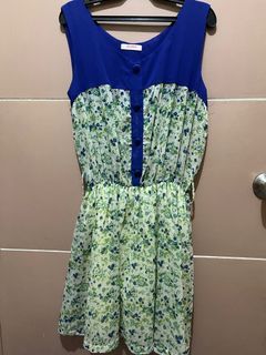 Jellybean Floral Dress/Sundress