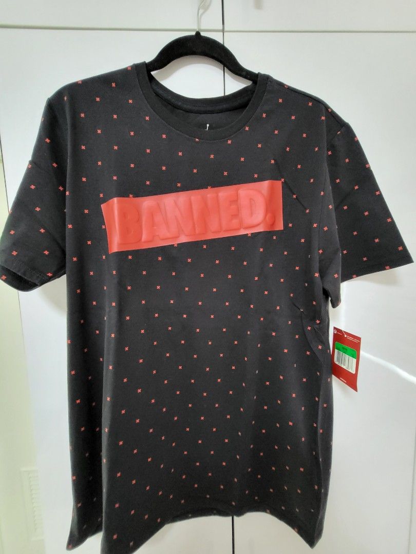 Banned jordan t shirt hotsell
