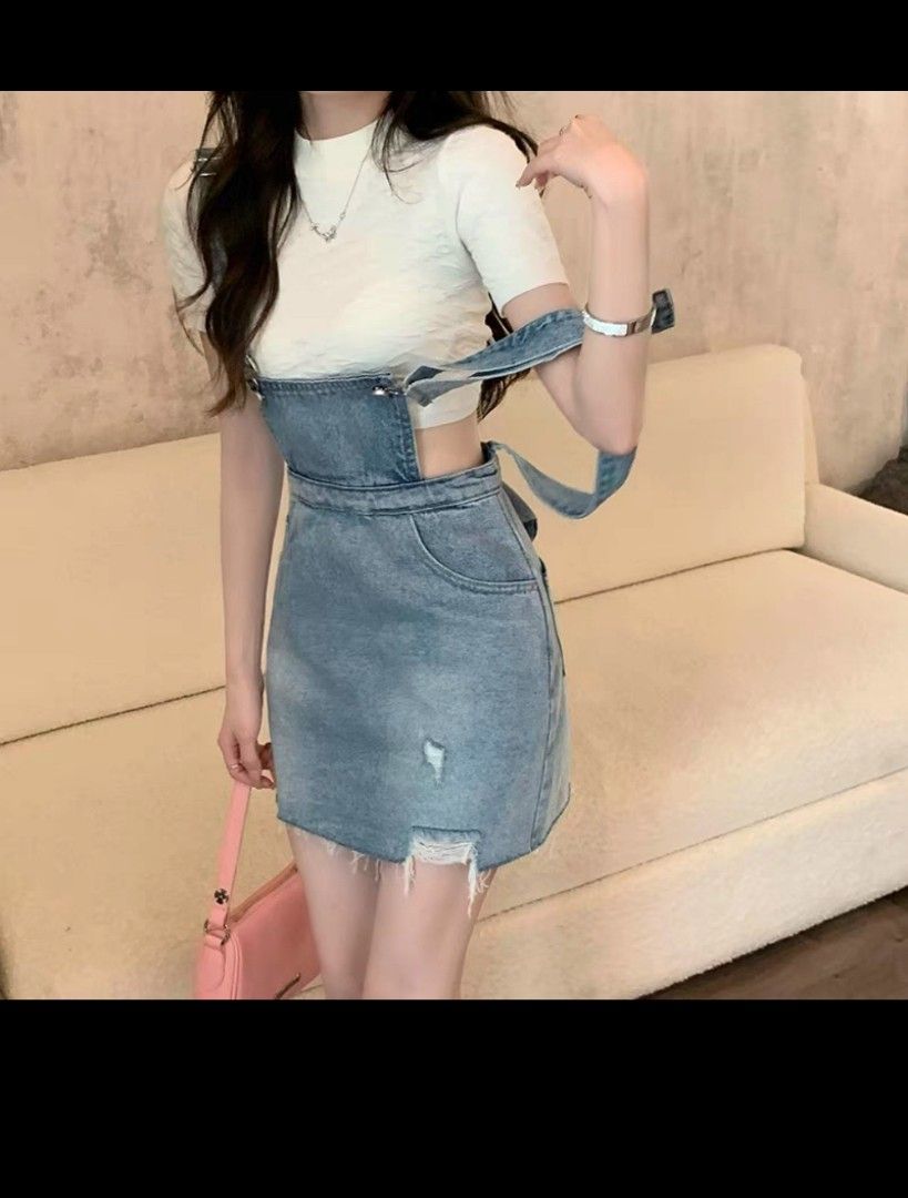 Jumper Denim Skirt self collect