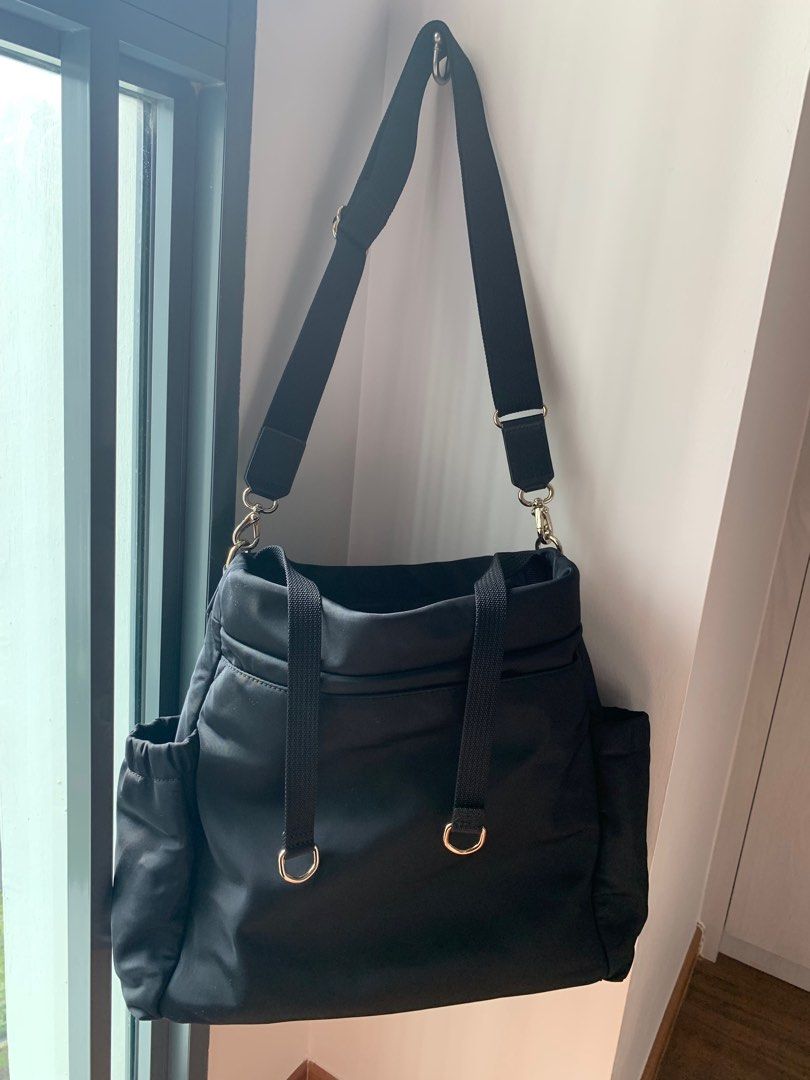 Kate Spade Blake Avenue Adamson Baby Diaper Bag in Black Gold