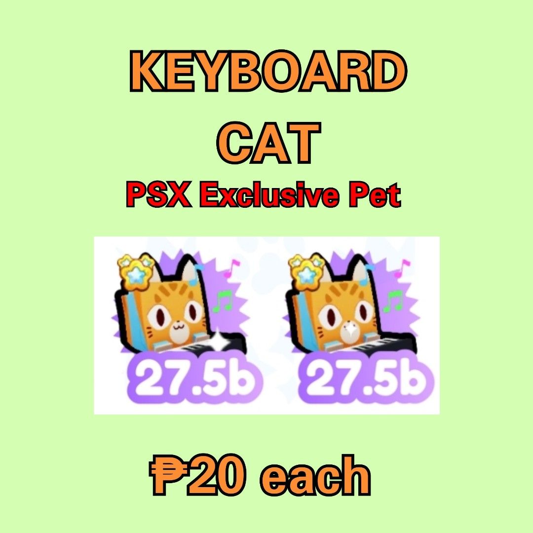 KEYBOARD CAT Pet Simulator X Exclusive on Carousell
