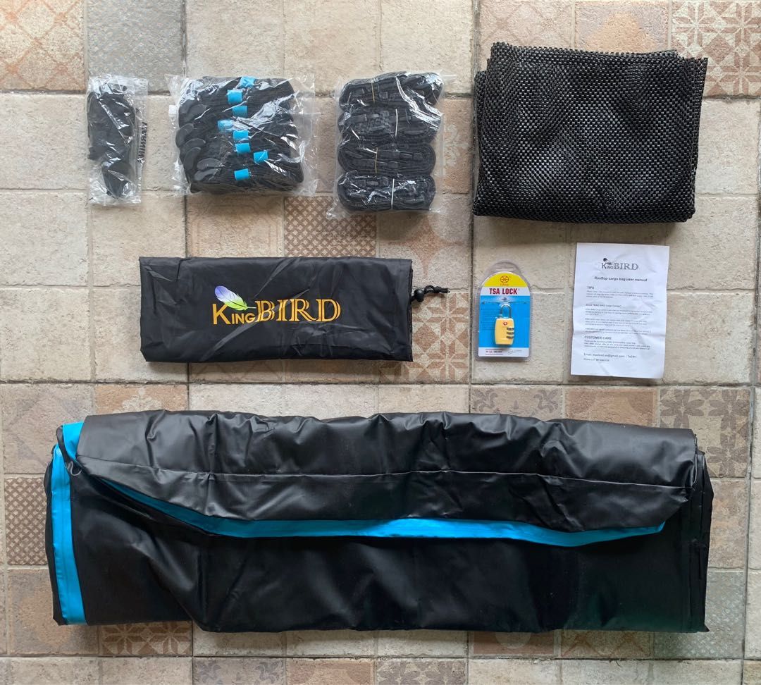 KING BIRD Aerodynamic Rooftop Cargo Carrier Bag, Car Parts