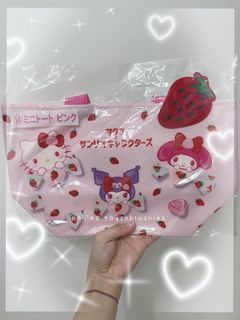 Kuromi My Melody Hello Kitty Strawberry Ichigo Mini Tote Bag Kuji
