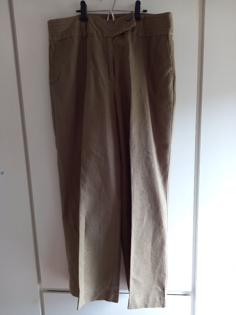 Laura ashley linen trousers outlet