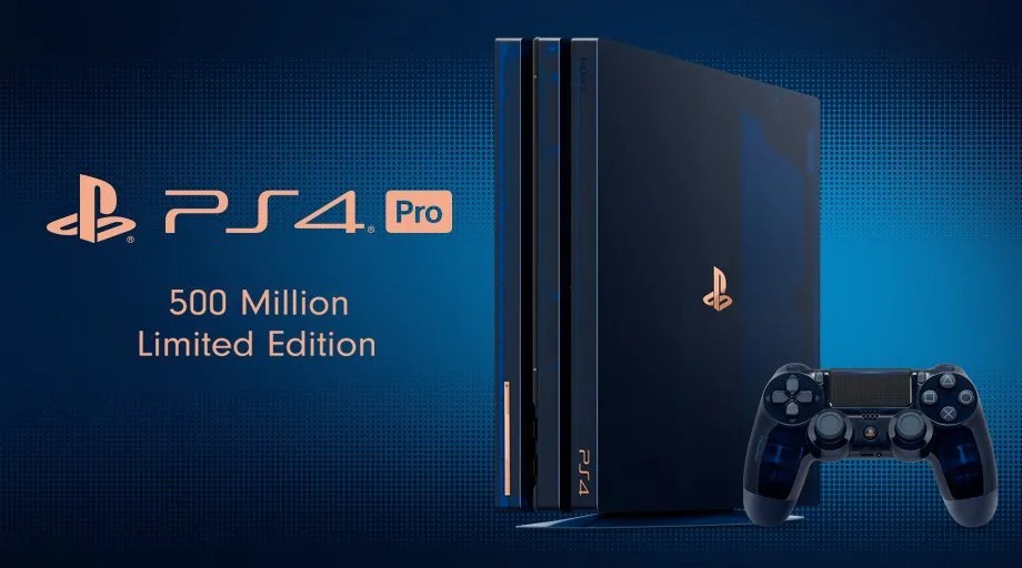 Limited Edition 500 million Playstation 4 Pro Video Gaming Video