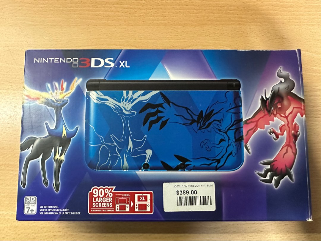 Nintendo 3ds xl pokemon cheap xy limited edition blue