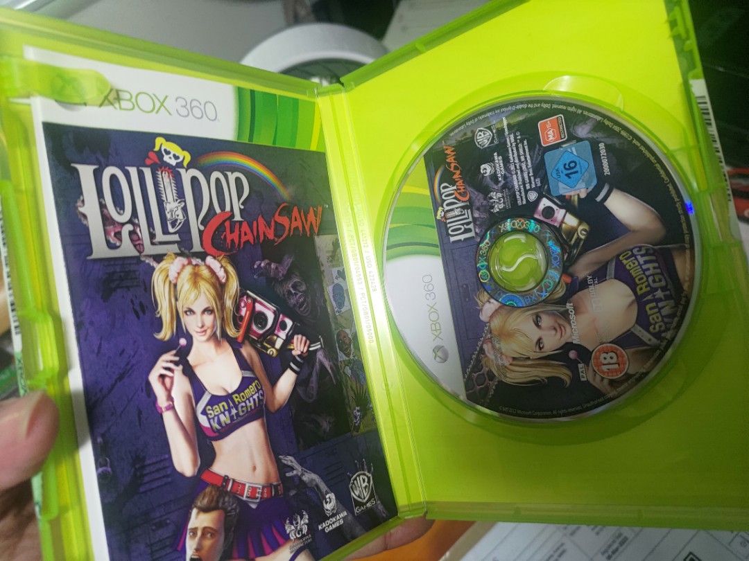 Lollipop Chainsaw Xbox 360 PAL Game, Video Gaming, Video Games, Xbox on