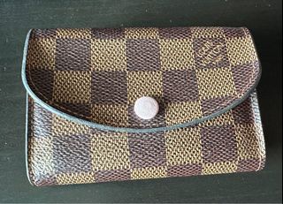 LOUIS VUITTON LV Squared Bear Coin Card Holder Damier Ebene Giant N603