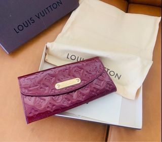 LOUIS VUITTON purple Monogram Vernis SUNSET BLVD Amarante Shoulder Bag