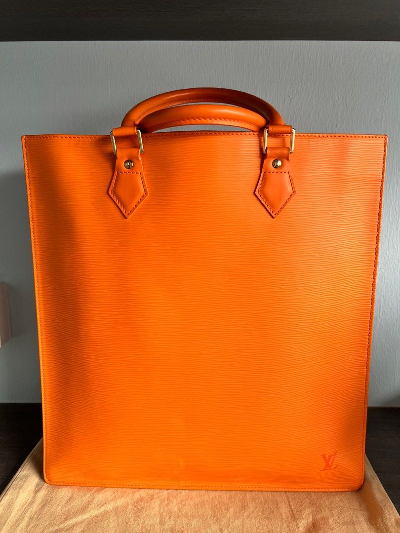 orange epi leather