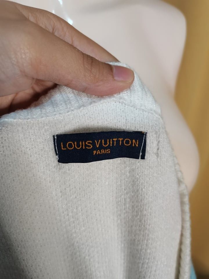 Louis Vuitton Watercolor Giant Monogram Sweatshirt worn by Kane