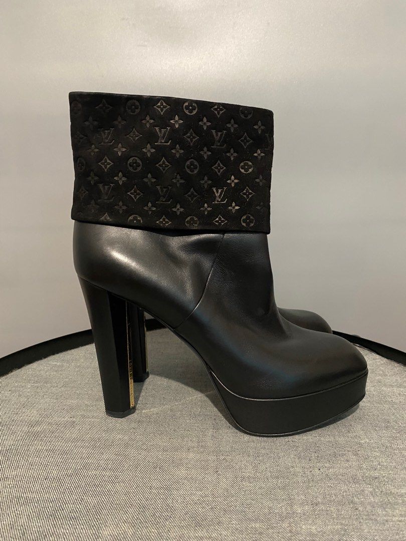 Louis vuitton heel boots top