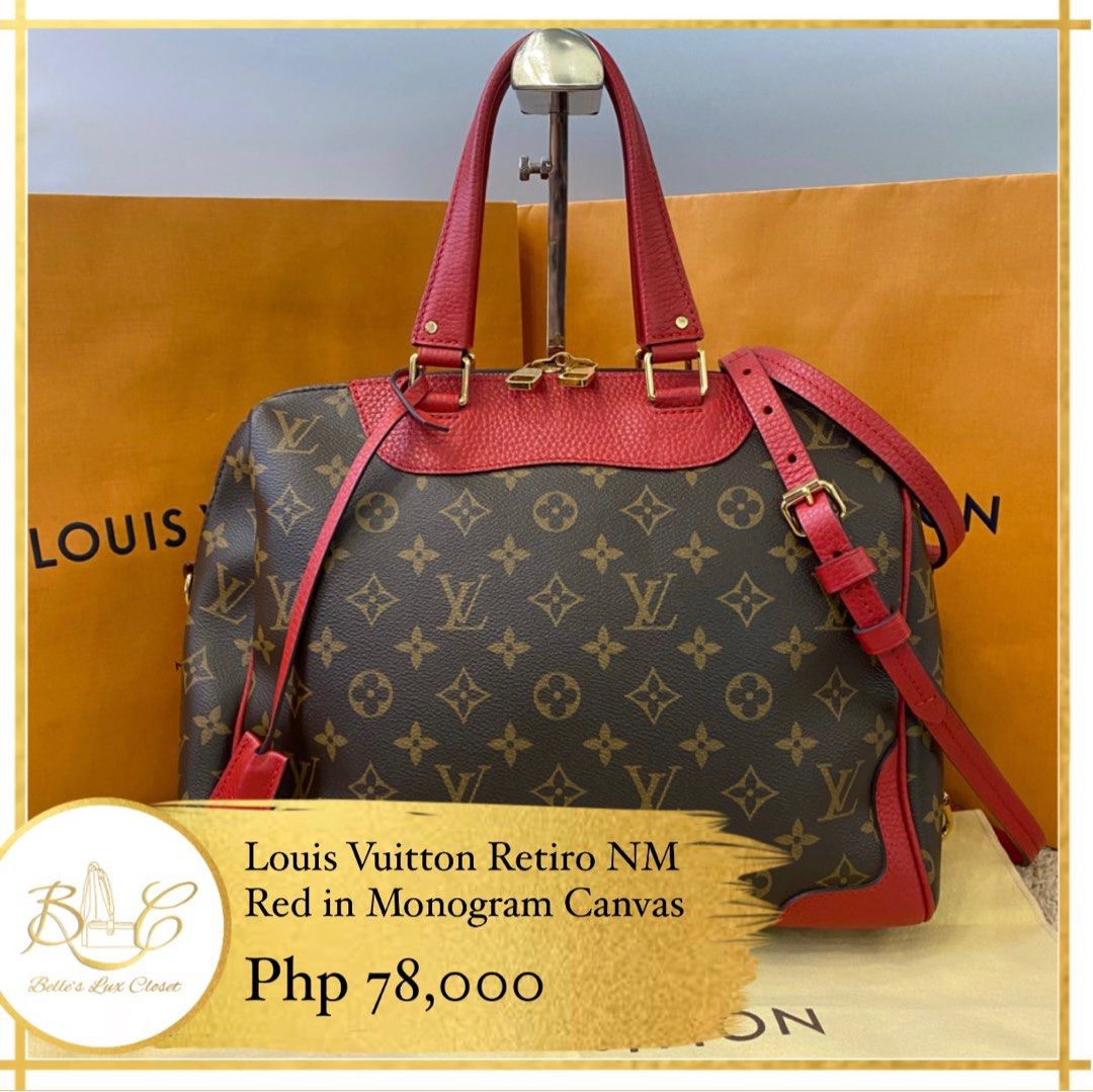 Louis Vuitton Retiro NM Noir - Authentic Preloved, Luxury, Bags & Wallets  on Carousell