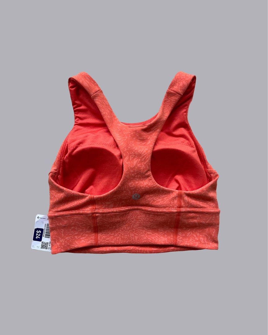 Wunder Train 25 (6, Warm Coral Crunch) & Energy High Neck Bra (6