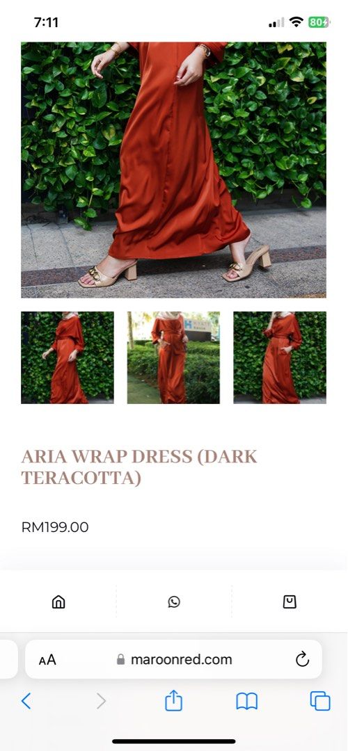 Aria Wrap Dress