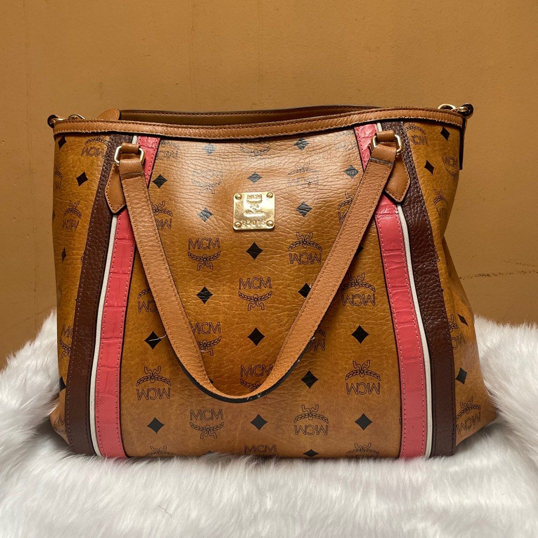 Mcm cognac doctors bag, Luxury, Bags & Wallets on Carousell