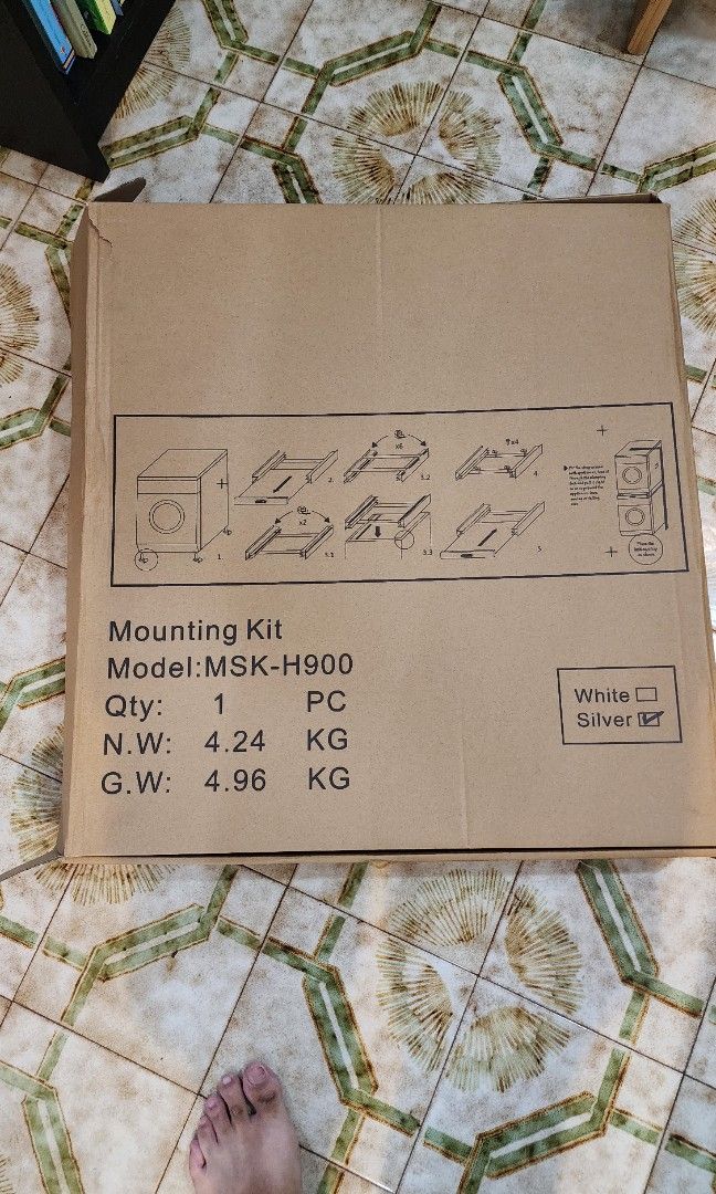 MIDEA Stacking Kit with Pull Out Shelf (MSKH900) W60cmxD55cm, TV