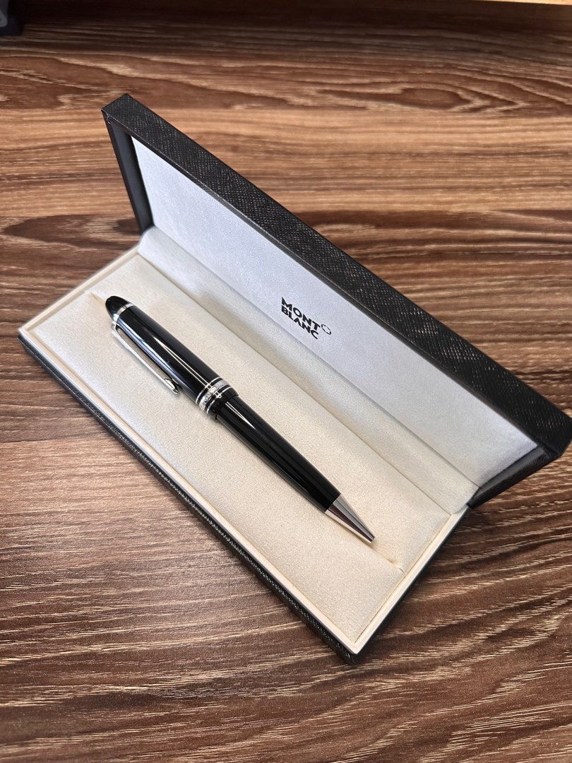 Montblanc platinum finish meisterstuck classique luxury ballpoint pen 164 online