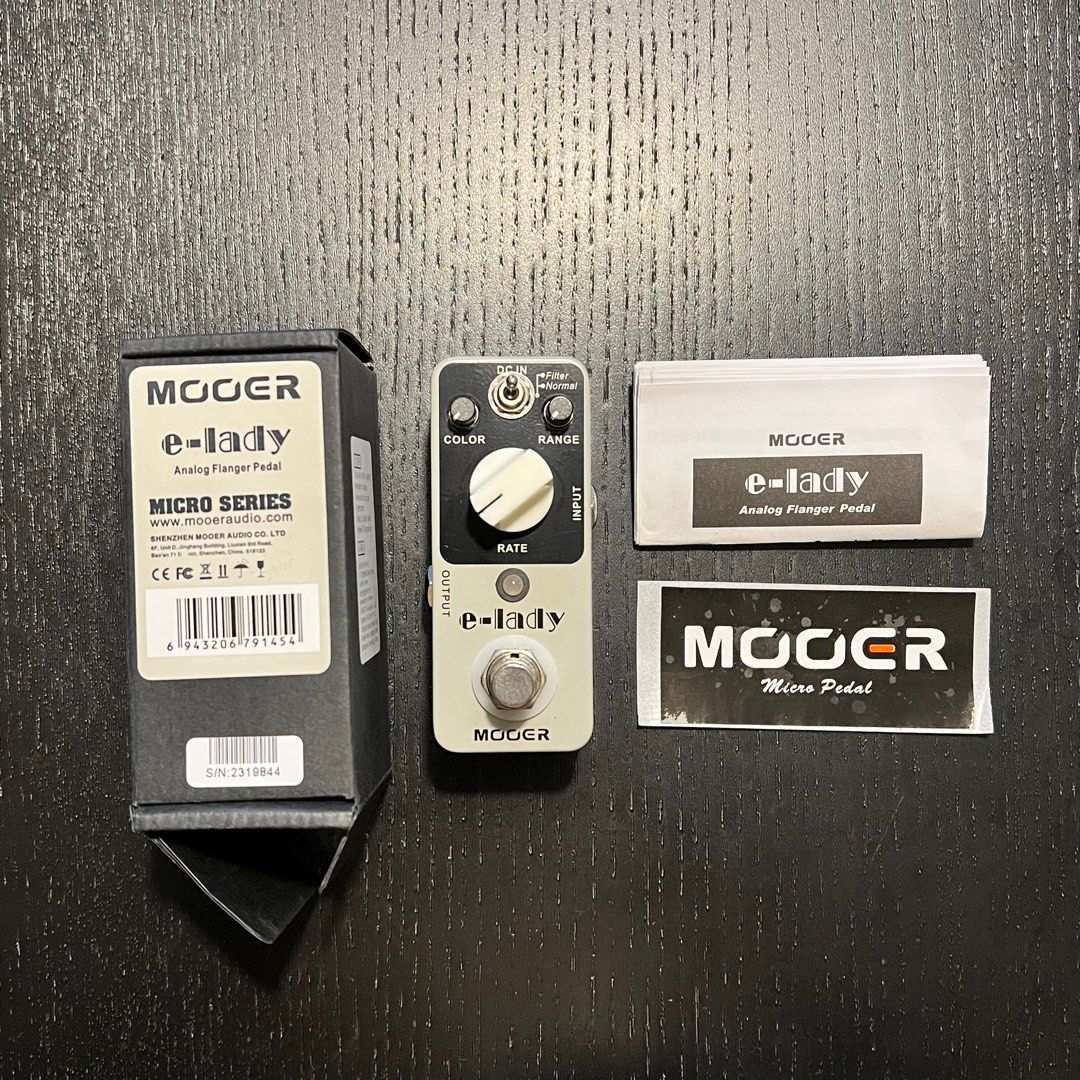 Mooer ELady Analog Flanger (EHX Electric Mistress clone) Guitar Pedal