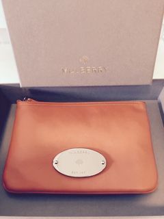MULBERRY clutch , New in Box, Buttery leather