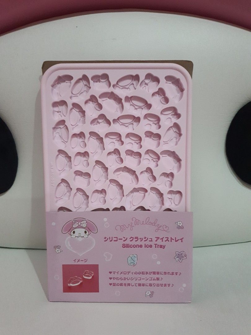 My Melody Silicon Ice Tray (Category: Other Kitchenware & Tableware) located in Quezon City. Submitted by littlecerberuslts (Listing ID 1218801249, Image 1). Description: Original Sanrio silicon ice tray. Payment via gcash. Delivery fee care of buyer..