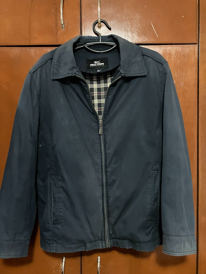 Navy Work Jacket, Men's Fashion, Coats, Jackets and Outerwear on Carousell