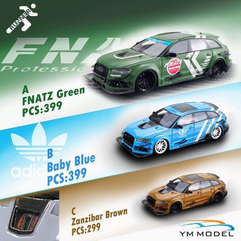 Audi Model 1:64 RS6 DarwinPRO 1⁄64 DTM Diecast – YM Car Pro Darwin