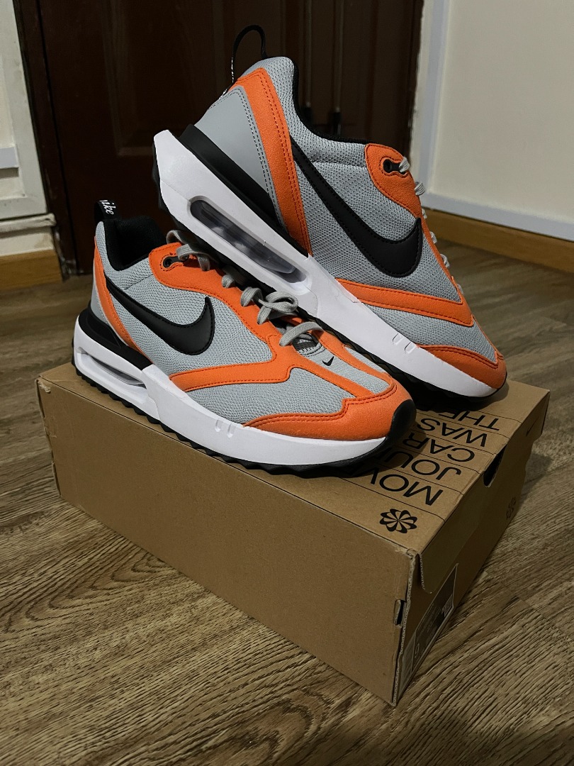 Nike air grey and orange online