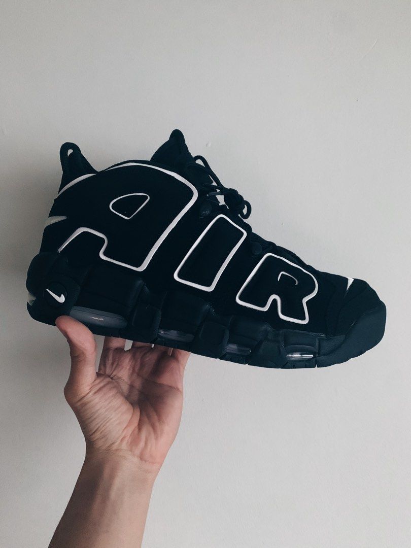 Custom Made Nike Air More Uptempo '96 White/Black Men Sneakers, Men's  Fashion, Footwear, Sneakers on Carousell