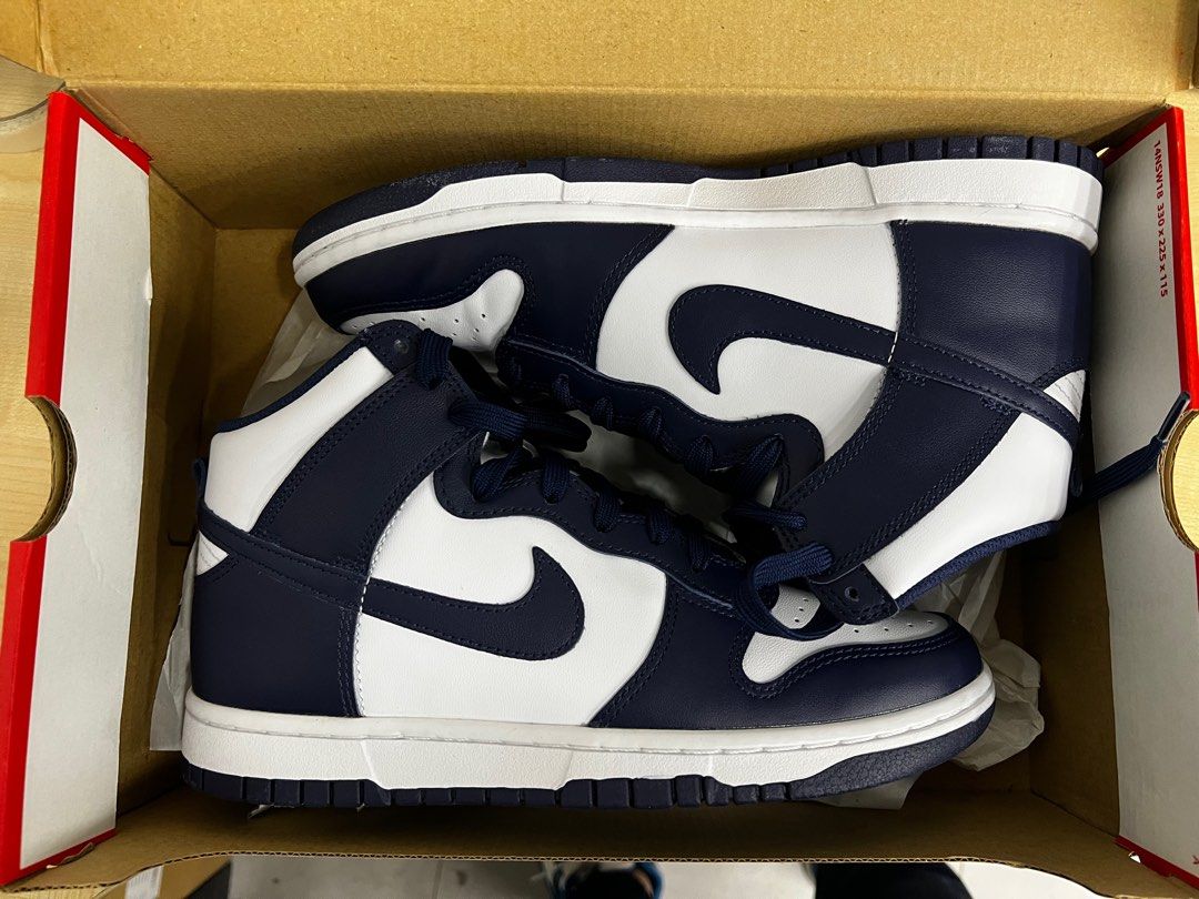 dunk high midnight navy