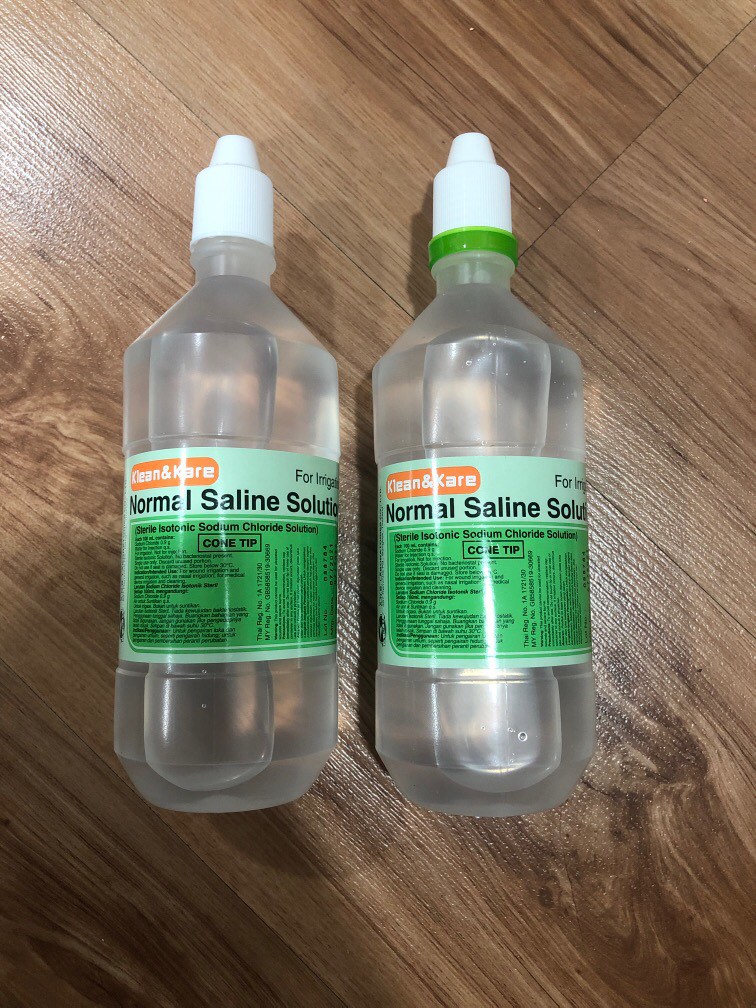 Normal saline solution for contact lens, Beauty & Personal Care, Vision