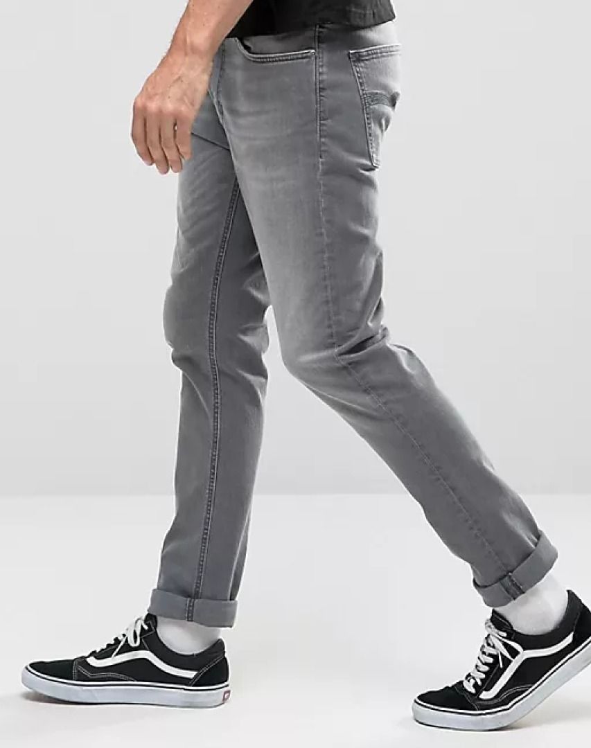 轉賣全新Nudie Jeans Lean Dean系列自然刷色牛仔長褲/W28;L30