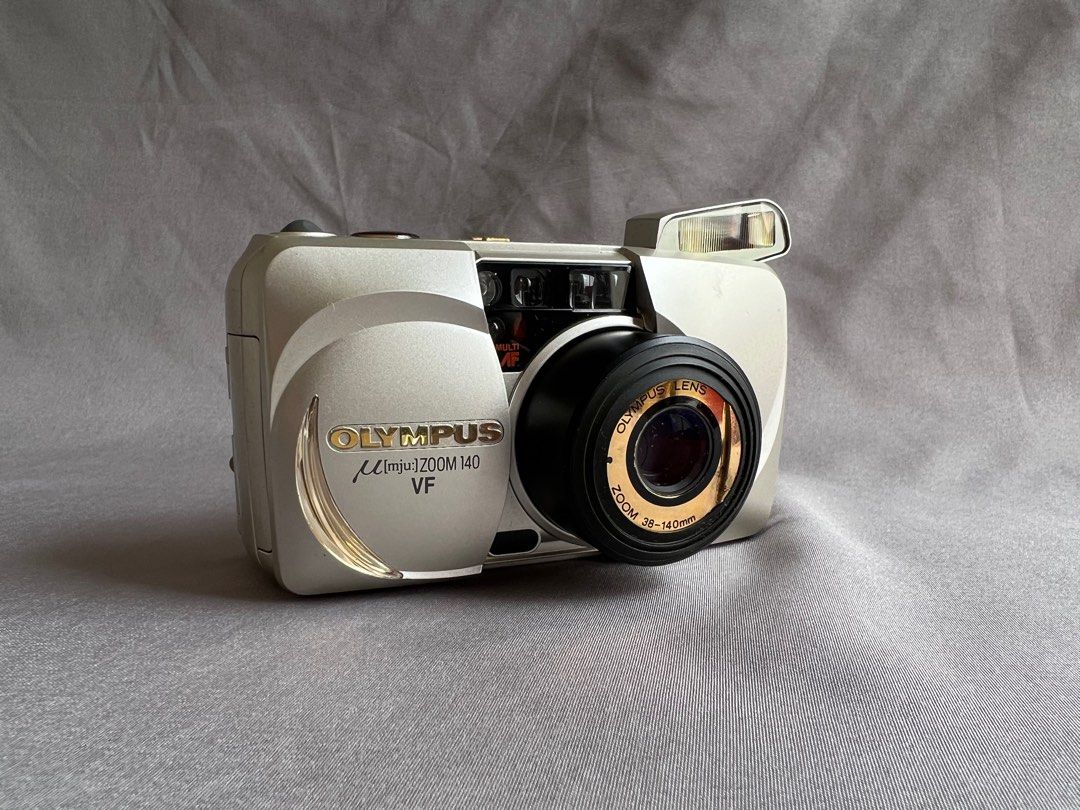 送電池［美品級］Olympus μ [mju：] mju zoom 140VF 生活防水 喵兔系列 變焦喵 底片相機