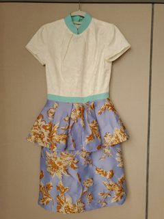 Ong Shunmugam peplum dress