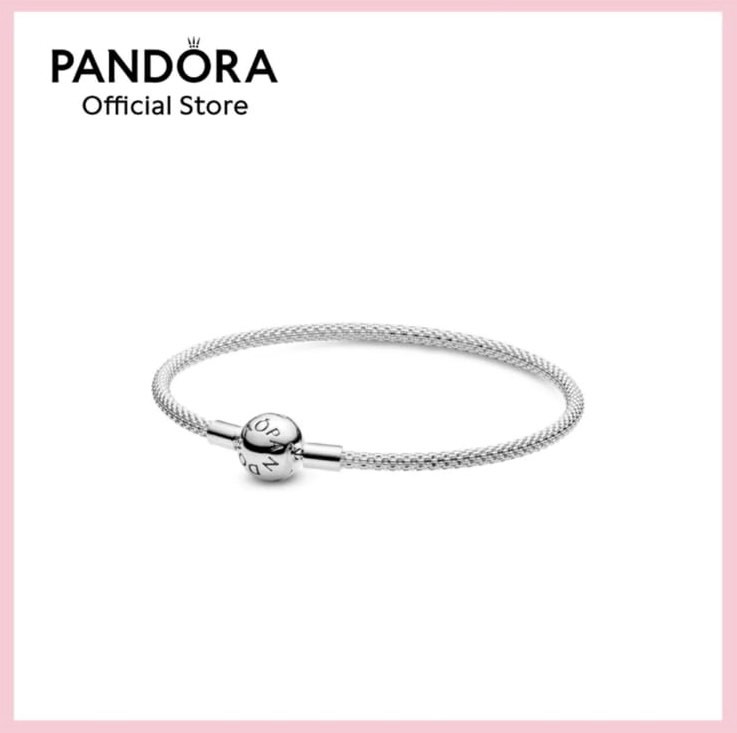 Pandora Reflexions Mesh Bracelet - Sterling Silver India | Ubuy