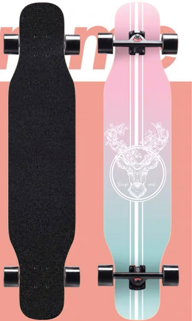 Pastel deer Longboard, Sports Equipment, Sports & Games, Skates