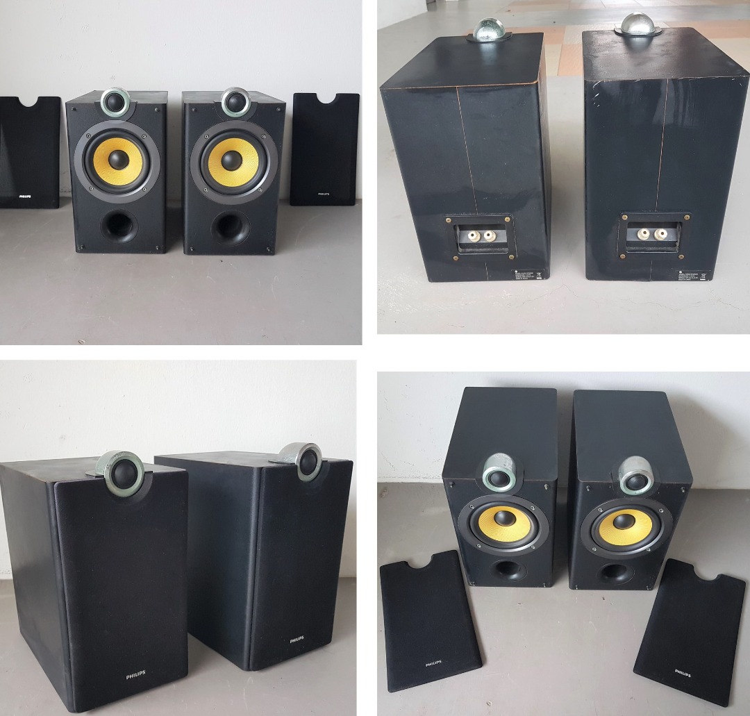 Philips 2Way Speaker System, Philips DCD8000, 160 Watts, Top Mounted
