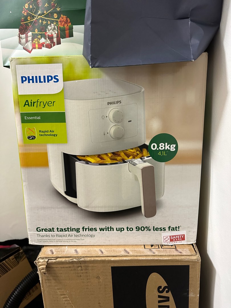 Philips Essential Airfryer HD9200/21 White, TV & Home Appliances