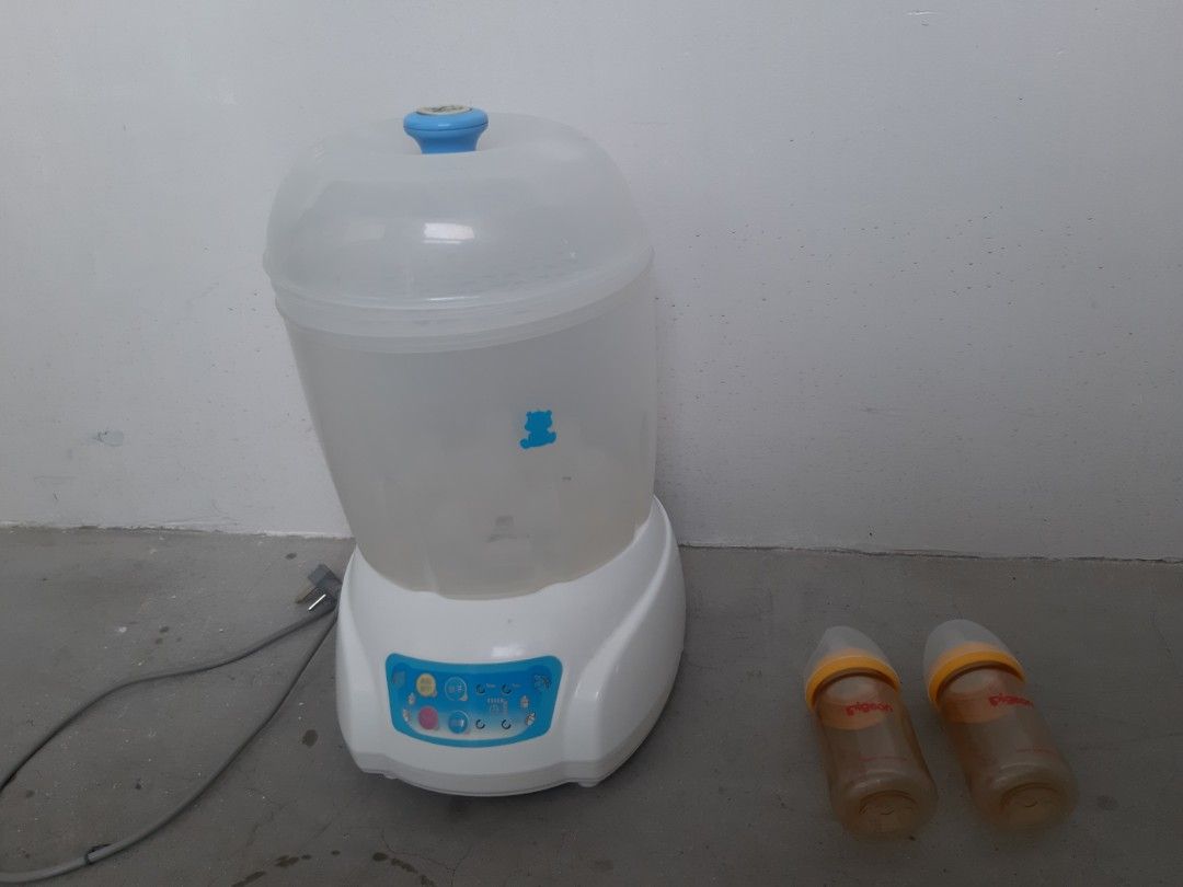 Combi steam sterilizer dryer(116551)/Pigeon milk bottles 160ml/ Steamer