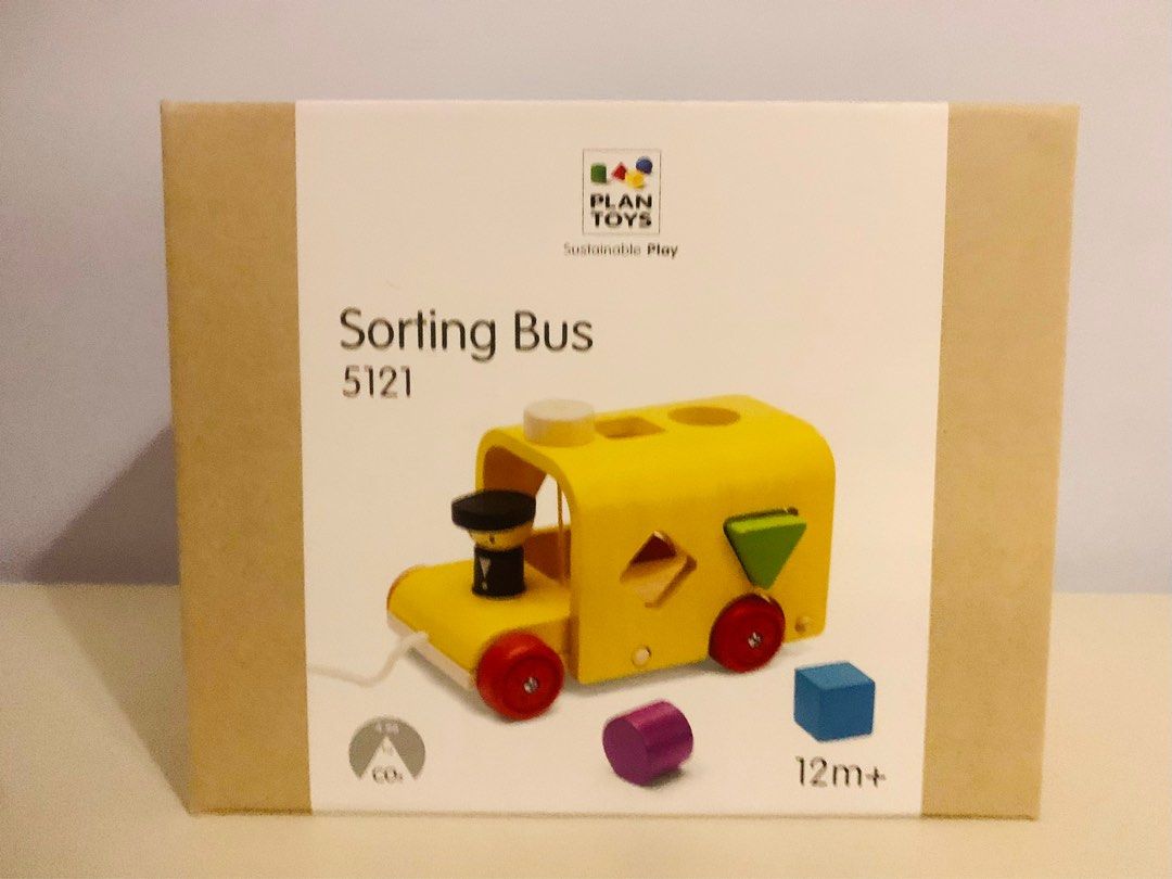 Plan Toy Sorting Bus, Babies & Kids, Infant Playtime on Carousell